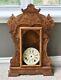 Antique 1904 Seth Thomas Gingerbread Oak Wood Clock Case W Parts Only