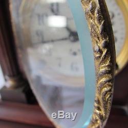 Antique 1904 Seth Thomas Mantel Clock, Berkley Model, Porcelain Dial, Running