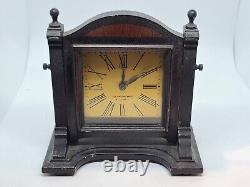 Antique 1920's SETH THOMAS 8 Day Gothic Art Deco Mahogany Mantel Shelf Clock 4J