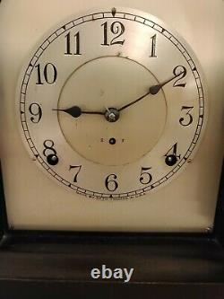 Antique 1920s SETH THOMAS Time & Strike Mahogany Beehive Mantel Shelf Clock 89AL