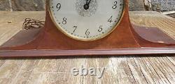 Antique 1920s Seth Thomas Wood Electric Mantle Clock with Chimes E720-001