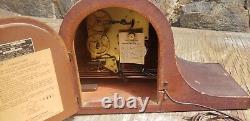 Antique 1920s Seth Thomas Wood Electric Mantle Clock with Chimes E720-001