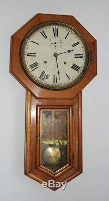 Antique 1921 Seth Thomas World 30 day wall clock