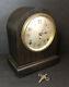 Antique 1930s Seth Thomas Wood Key Wound Pendulum Shelf Mantle Clock Vintage