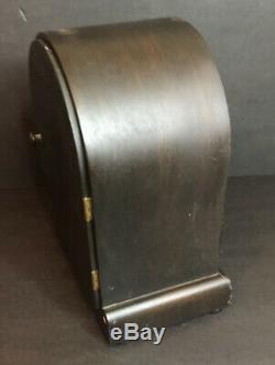 Antique 1930s SETH THOMAS Wood Key Wound Pendulum Shelf Mantle Clock Vintage