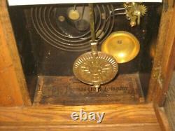 Antique 8 Day Seth Thomas Fleet No. 3 Shelf Mantle Clock Working + Alarm