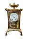 Antique Art Nouveau Seth Thomas Crystal Regulator Clock 8-day, Time/strike