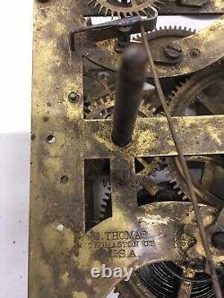 Antique Clock Movement Parts Lot Ansonia, Seth Thomas