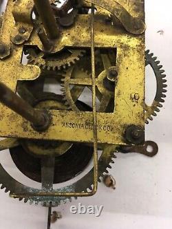 Antique Clock Movement Parts Lot Ansonia, Seth Thomas