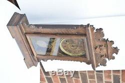 Antique Clock SETH THOMAS Model 298A Old Table Manle Clock 8 Day Gingerbread