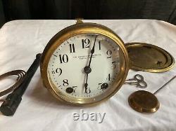 Antique Cowell & Hubbard Seth Thomas Mantle Clock With 48j Movement. Works. Rare