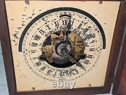 Antique Diebold /American Bank Protection Vault Safe Wind Up Clock / Seth Thomas