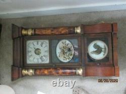 Antique Double Decker 8 day Clock, restored guaranteed, Seth Thomas