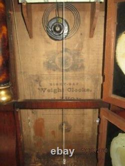 Antique Double Decker 8 day Clock, restored guaranteed, Seth Thomas