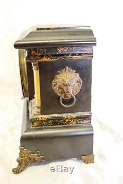 Antique Early 1900s Seth Thomas Adamantine Mantle Clock -For Parts / Repair