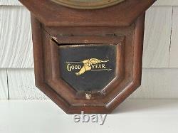 Antique Goodyear Tires Seth Thomas Wall Clock Dealership Automobilia