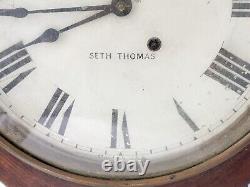 Antique Goodyear Tires Seth Thomas Wall Clock Dealership Automobilia