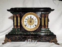 Antique July 1905 Seth Thomas Adamantine Clock RESTORED