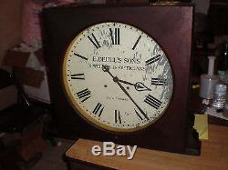 Antique-Large-Seth Thomas-30 Day-Double Faced-Clock-Ca. 1900-To Restore-#M112