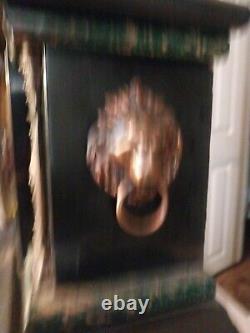 Antique Late 19th Century Seth Thomas Black Mantle Clock 8 Day T&S Working & Key