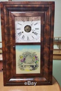 Antique Mahogany Seth Thomas Ogee Clock Very Good Condition