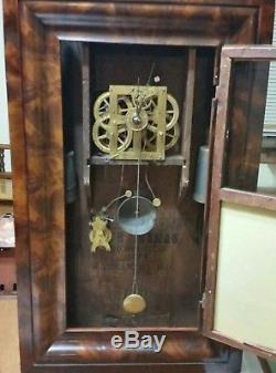 Antique Mahogany Seth Thomas Ogee Clock Very Good Condition