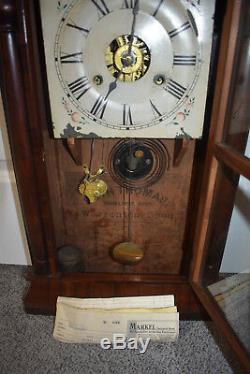 Antique Mantel Clock Seth Thomas, Clockmaker