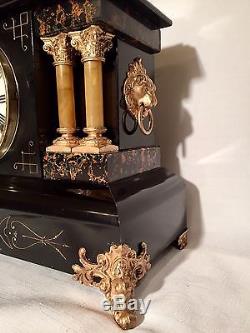 Antique March 1901 Seth Thomas Adamantine Clock RESTORED