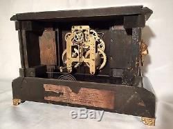 Antique March 1901 Seth Thomas Adamantine Clock RESTORED