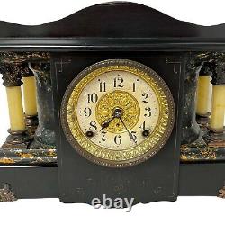 Antique Original Seth Thomas Clock (approx 16 x 10) shell clock for good