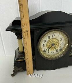 Antique Original Seth Thomas Clock (approx 16 x 10) shell clock for good