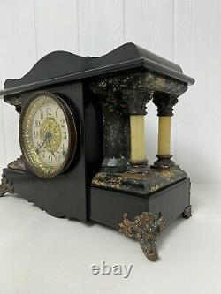 Antique Original Seth Thomas Clock (approx 16 x 10) shell clock for good