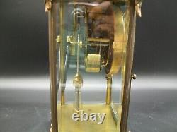 Antique Ornate Bronze Seth Thomas Mantle Carriage Clock Mercury Pendulum 48N Mov