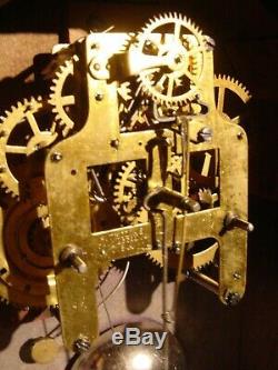 Antique Rare Seth Thomas 1878 Walnut New Orleans City Series Shelf Clock Works