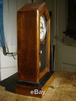 Antique Rare Seth Thomas 1878 Walnut New Orleans City Series Shelf Clock Works