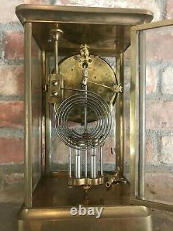 Antique SETH THOMAS 1907 Empire No. 0 Crystal Regulator Running