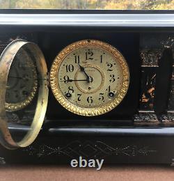 Antique SETH THOMAS Adamantine Mantel Clock 1880 1910 Running