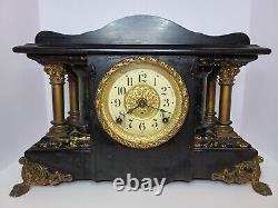 Antique SETH THOMAS Larkin Soap Premium Victorian Adamantine Mantel Clock