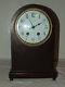 Antique Seth Thomas Mahogany Beehive Mantel Clock C. 1900 Hennegen Bates Co. 48q
