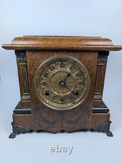 Antique SETH THOMAS Mantle Clock runs/winds/chimes With Key