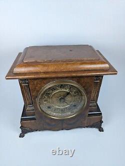 Antique SETH THOMAS Mantle Clock runs/winds/chimes With Key