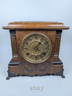 Antique SETH THOMAS Mantle Clock runs/winds/chimes With Key