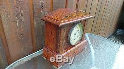 Antique SETH THOMAS Mantle Shelf Clock BEAUTIFUL Wood Case