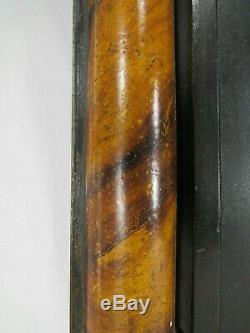 Antique SETH THOMAS OGEE CLOCK OG Shelf Mantel Pillar REVERSE PAINTED weights
