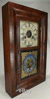 Antique SETH THOMAS OGEE CLOCK OG Shelf Mantel walnut PLYMOUTH HOLLOW works