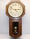 Antique Seth Thomas Pendulum Wall Clock Mission Oak