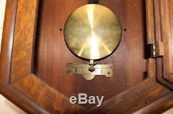 Antique SETH THOMAS PENDULUM Wall CLOCK MISSION OAK