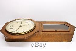 Antique SETH THOMAS PENDULUM Wall CLOCK MISSION OAK