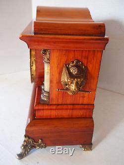 Antique SETH THOMAS Rosewood Egypian Sphinx Lions Adamantine Clock SHOULD WORK