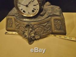 Antique SETH THOMAS SONS & CO. Spelter Mantle Clock